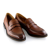 Pantofi barbatesti din piele - Cuza Voda - Maro Cognac