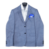 Sacou Ares - Slim-Fit - Albastru pepit
