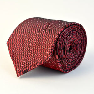 Cravata Ares -Cărămizie cu negru