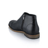 Ghete piele naturală - Double Monk - Negru