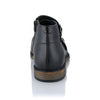 Ghete piele naturală - Double Monk - Negru