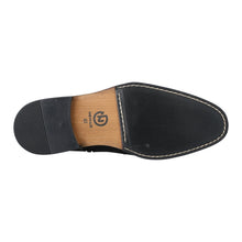 Ghete piele naturală - Double Monk - Negru