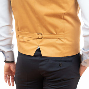 Vestă casual bărbați Slim Fit - Confex - Galben