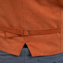 Vestă casual bărbați Slim Fit - Confex - Cărămiziu