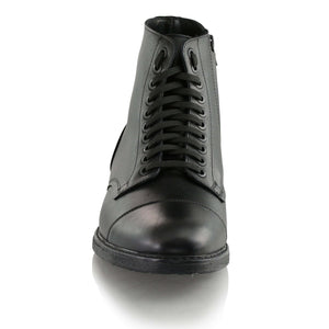 Ghete piele naturală - Oxford Boot - Negru