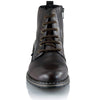 Ghete piele naturală - Gary Vintage PLUS  - Maro Ciocolata