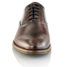 Pantofi barbatesti din piele - British Oxford - Maro Ciocolata