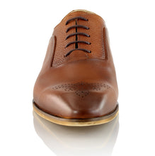 Pantofi barbatesti din piele - Suflet Bucovinean - Maro Cognac
