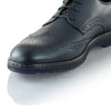 Pantofi barbatesti din piele -  Ortopedic Brogue - Bleumarin