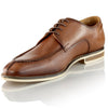 Pantofi barbatesti din piele - Stil de Bucovina - Maro Cognac