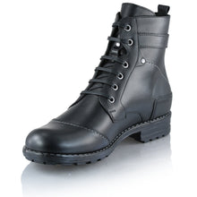 Ghete piele naturală - Vintage Army - Negru