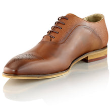 Pantofi barbatesti din piele - Suflet Bucovinean - Maro Cognac