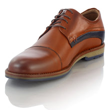 Pantofi barbatesti din piele - Casual Friday - Maro Cognac