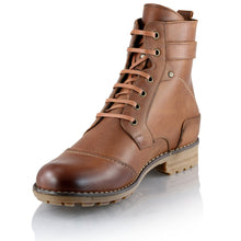 Ghete piele naturală - Vintage Army - Maro Vintage