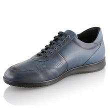 Pantofi barbatesti din piele - Eduard - Albastru