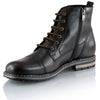 Ghete piele naturală - Gary Vintage PLUS  - Maro Ciocolata