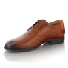 Pantofi barbatesti din piele - Derby - Maro Cognac