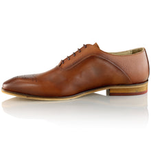 Pantofi barbatesti din piele - Suflet Bucovinean - Maro Cognac