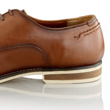 Pantofi barbatesti din piele - Stil de Bucovina - Maro Cognac