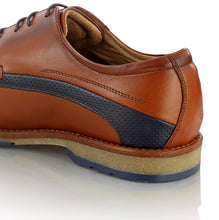 Pantofi barbatesti din piele - Casual Friday - Maro Cognac
