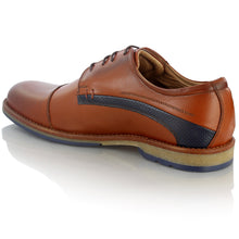 Pantofi barbatesti din piele - Casual Friday - Maro Cognac