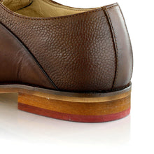 Pantofi barbatesti din piele - Suflet Bucovinean - Maro Ciocolată