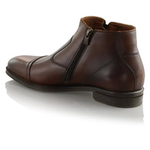 Ghete piele naturală - Cajvana - Maro