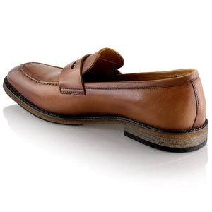 Pantofi barbatesti din piele - Cuza Voda - Maro Cognac