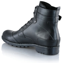 Ghete piele naturală - Vintage Army - Negru