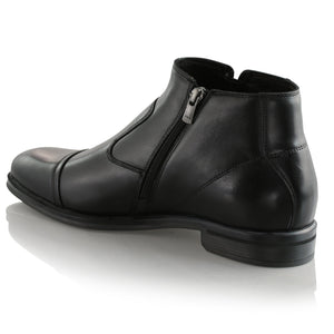 Ghete piele naturală - Cajvana - Negru