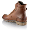 Ghete piele naturală - Vintage Army - Maro Vintage