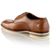 Pantofi barbatesti din piele - Stil de Bucovina - Maro Cognac