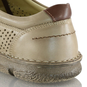 Pantofi barbatesti din piele - V Confort - Beige