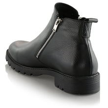 Ghete piele naturală - Zanetti - Negru