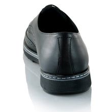 Pantofi barbatesti din piele -  Ortopedic Brogue - Negru