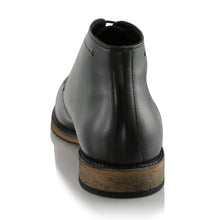 Ghete piele naturală - Chukka - Negru