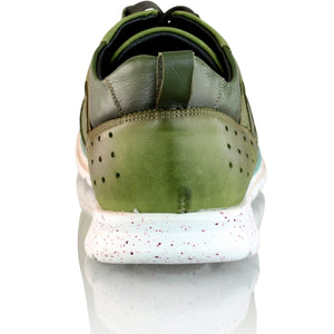 Pantofi barbatesti din piele - Sport DeLuxe - Kaki