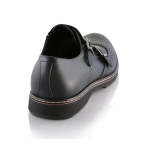 Pantofi barbatesti din piele -  Augustin - Negru