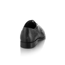 Pantofi barbatesti din piele - Laser Beam - Negru