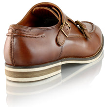 Pantofi barbatesti din piele - Vintage Double Monk