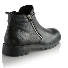 Ghete piele naturală - Zanetti - Negru
