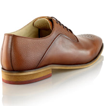 Pantofi barbatesti din piele - Suflet Bucovinean - Maro Cognac