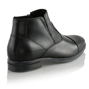 Ghete piele naturală - Cajvana - Negru