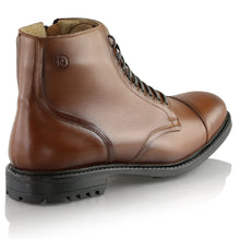 Ghete piele naturală - Oxford Boot - Maro Cognac