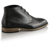 Ghete piele naturală - Chukka - Negru