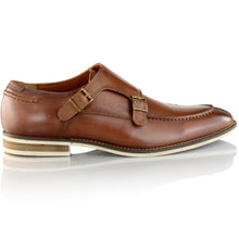 Pantofi barbatesti din piele - Vintage Double Monk