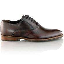 Pantofi barbatesti din piele - British Oxford - Maro Ciocolata