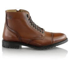 Ghete piele naturală - Oxford Boot - Maro Cognac