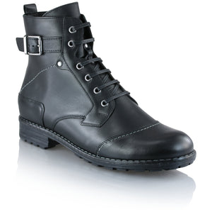 Ghete piele naturală - Vintage Army - Negru