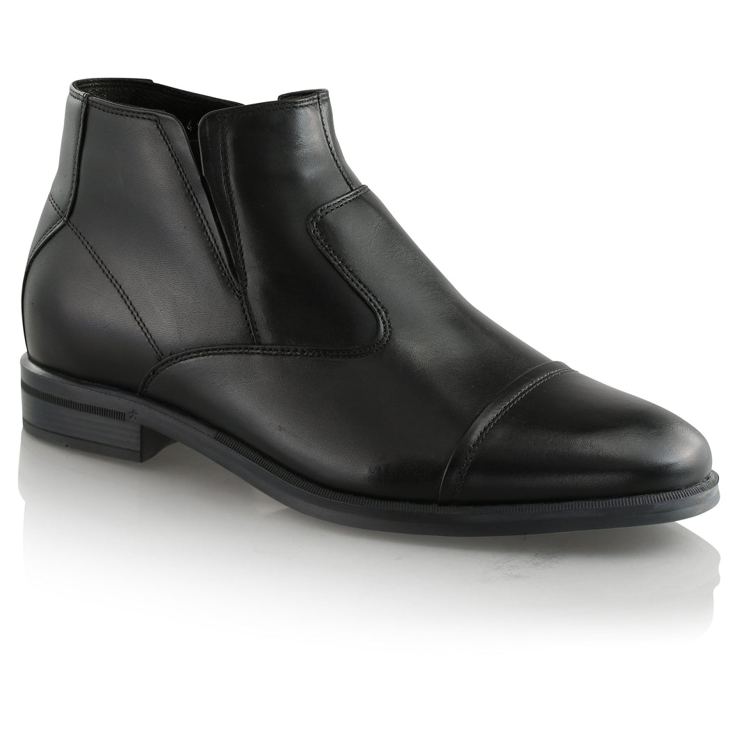 Ghete piele naturală - Cajvana - Negru
